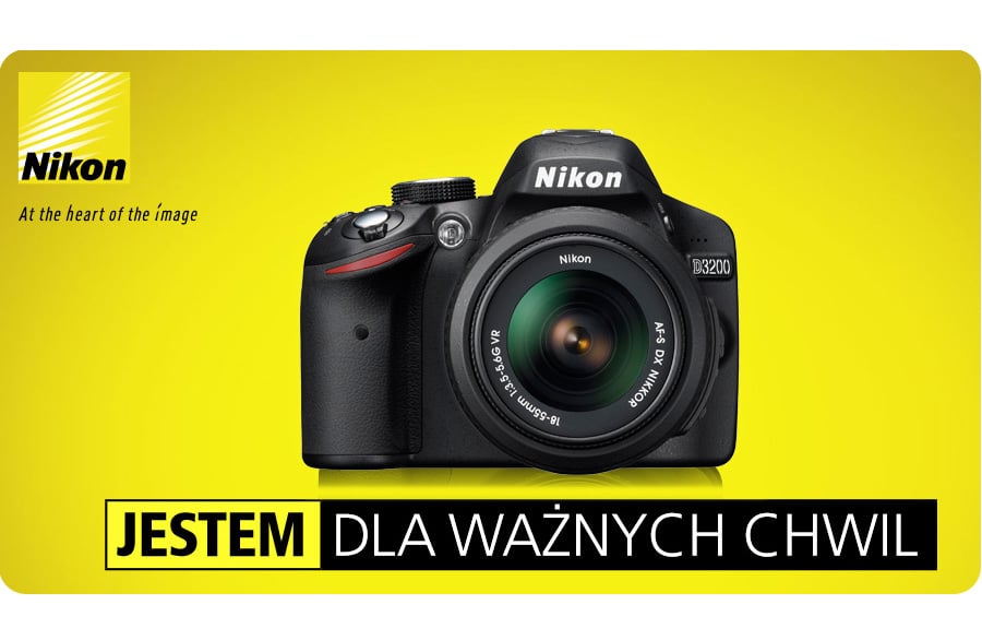 Nikon D3200 czarny +AF-S VR II 18-55 - Lustrzanki - Sklep